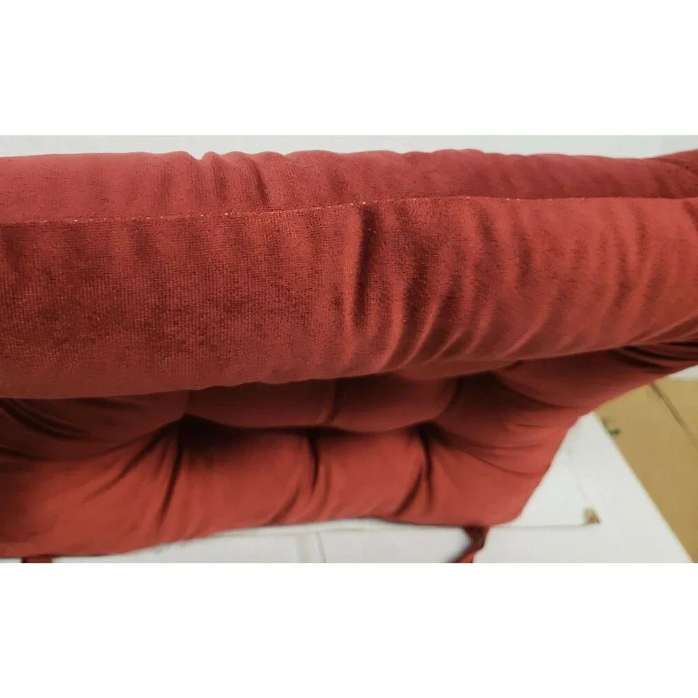 SET OF 2 SAME THICK CHAIR PADS CUSHIONS w/ties,16
